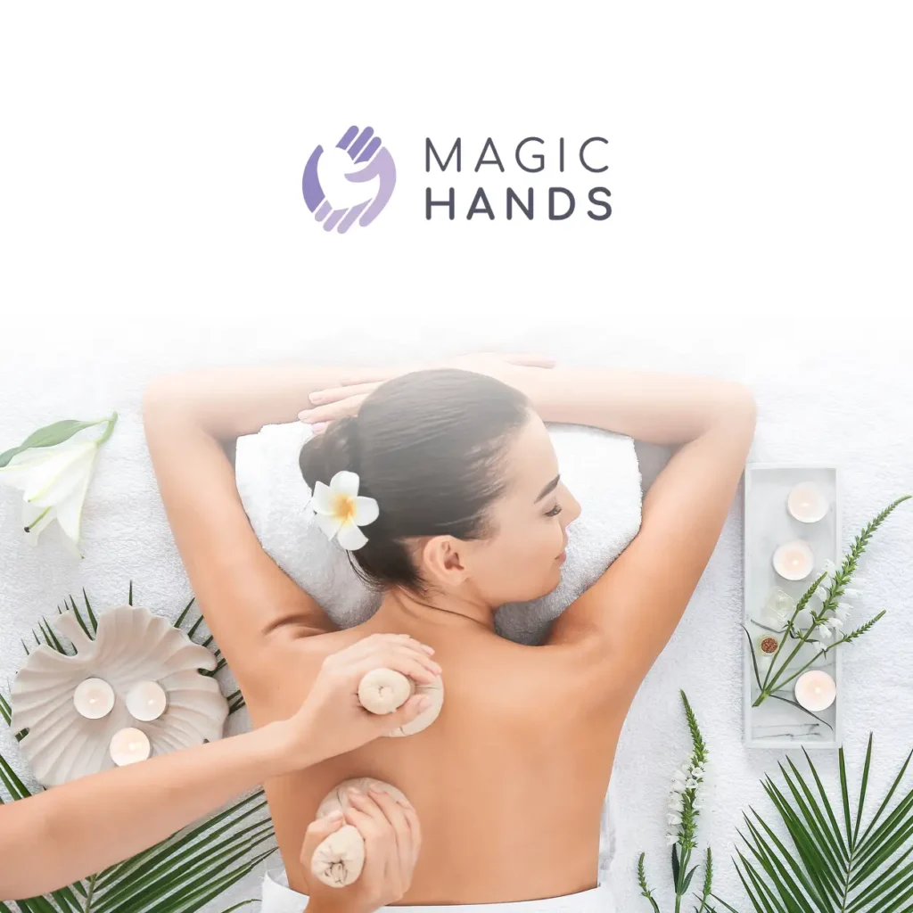 Magic Hands: un logo que transmite amor, calma y renovación
